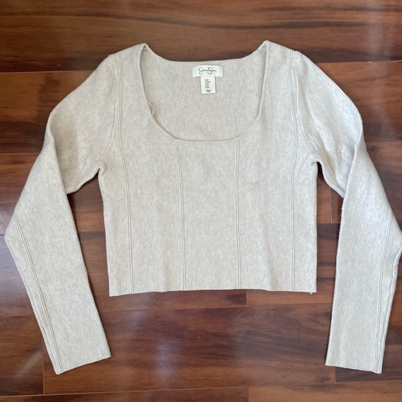 Short Square Neck Sweater - Picture 5 of 6